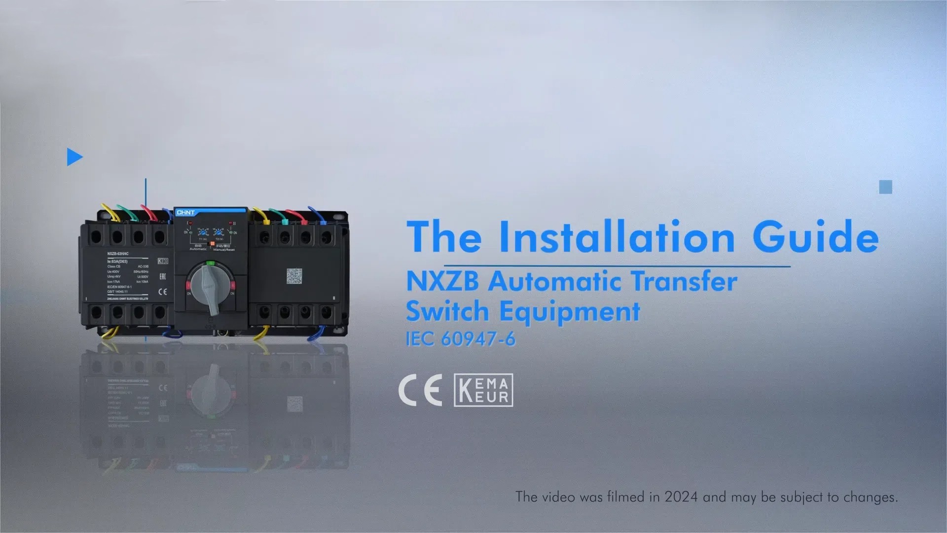 Install NXZB Automatic Transfer Switch Equipment